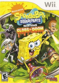 SpongeBob SquarePants Featuring Nicktoons Globs of Doom Wii US box art